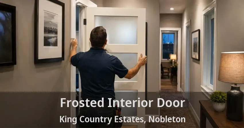 Frosted Interior Door King Country Estates, Nobleton - ON