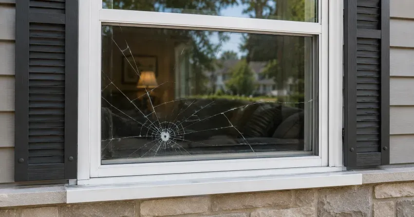 technician measuring window opening for emergency glass replacement Gates of Nobleton, Nobleton