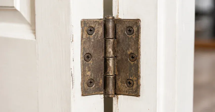 technician adjusting a sagging door hinge in Nobleton North, Nobleton