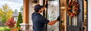 Decorative Glass Installation Gates of Nobleton, Nobleton